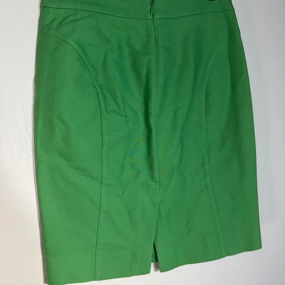 J. Crew Vibrant Green Pencil Skirt - Picture 8 of 14